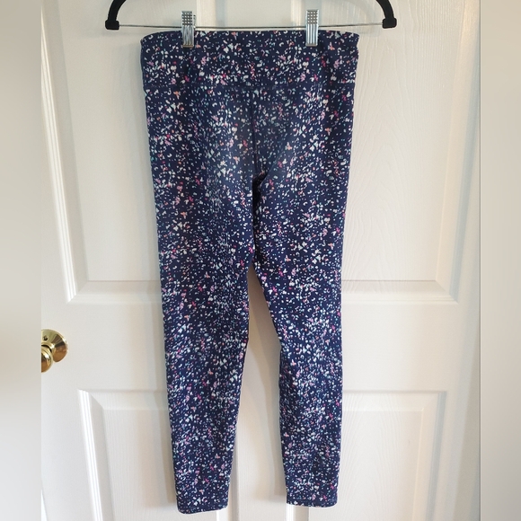 Eddie Bauer Blue and Pink Performance Leggings. Size L. #GR - Picture 2 of 7